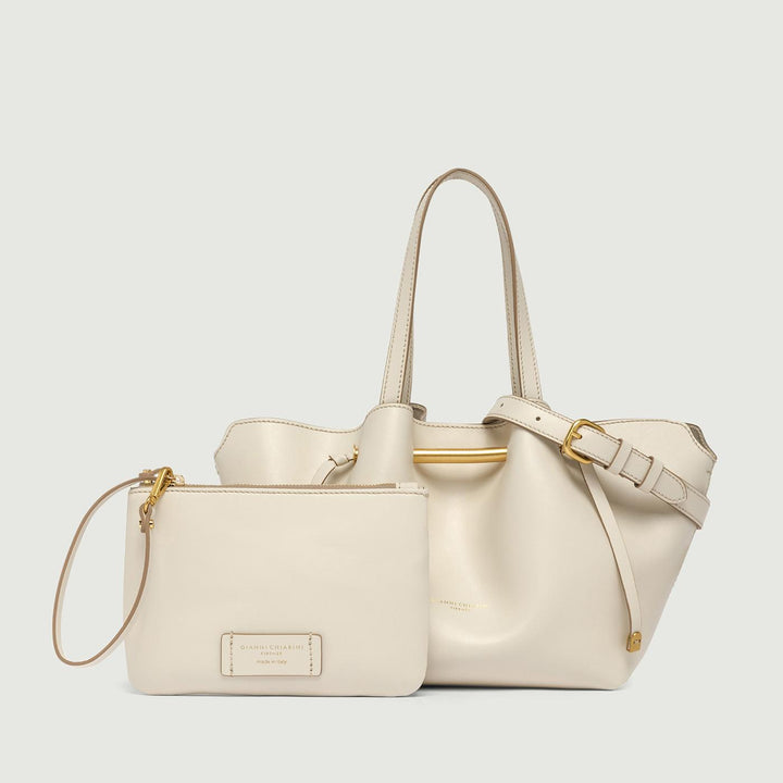 Borsa a spalla Amanda in pelle sabbia BS 10630 PRCK 3890 GIANNI CHIARINI 