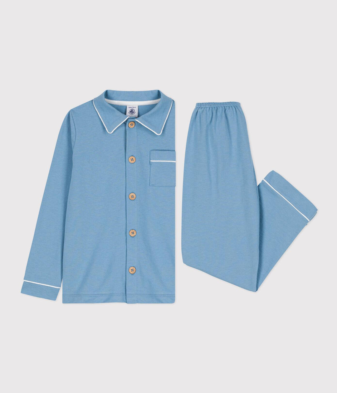 PIGIAMA BAMBINO IN JERSEY A082A 01 PETIT BATEAU 