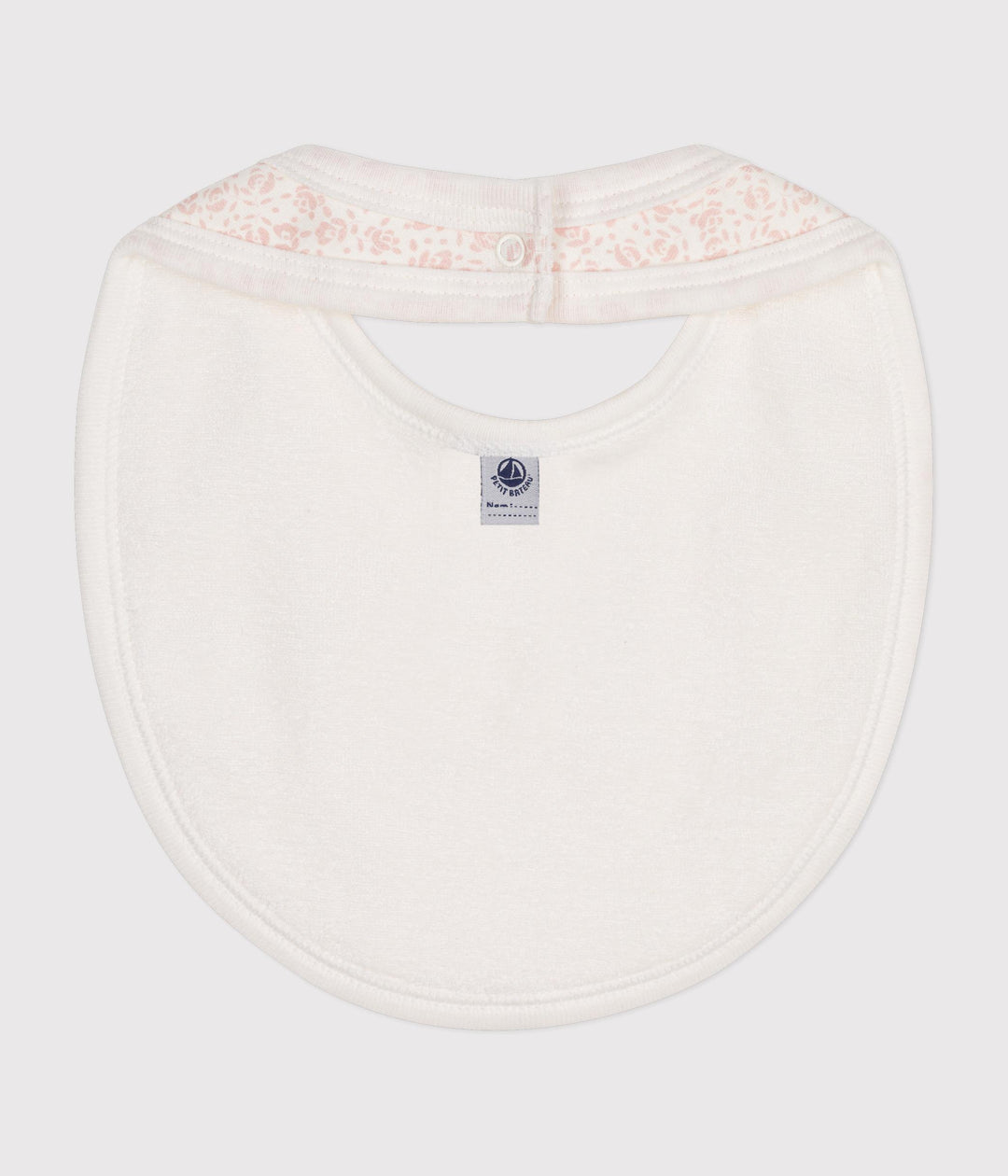 BAVAGLINO BAMBINA A COSTINE ROSA FANTASIA A FIORI A09RM 05 PETIT BATEAU 