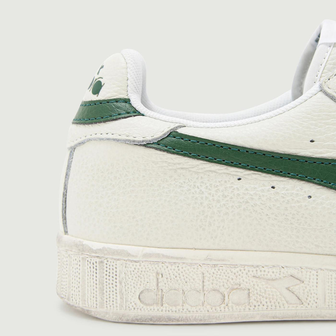 SNEAKERS GAME L LOW WAXED BIANCO VERDE
