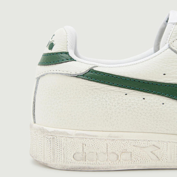 SNEAKERS GAME L LOW WAXED BIANCO VERDE