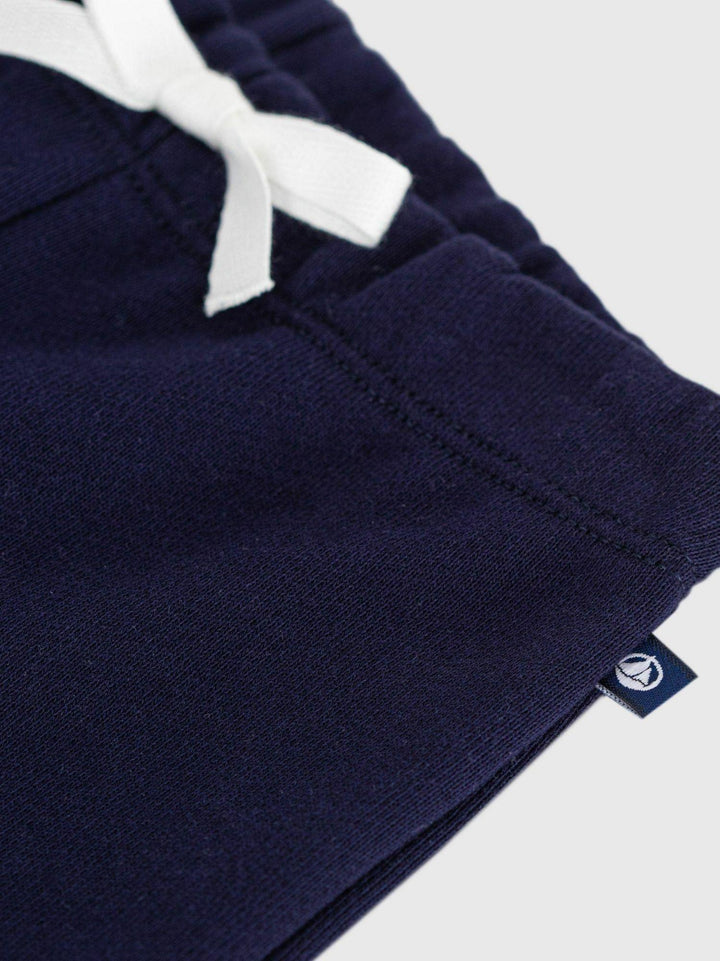 Joggers in cotone blu A0FU9 01 PETIT BATEAU 