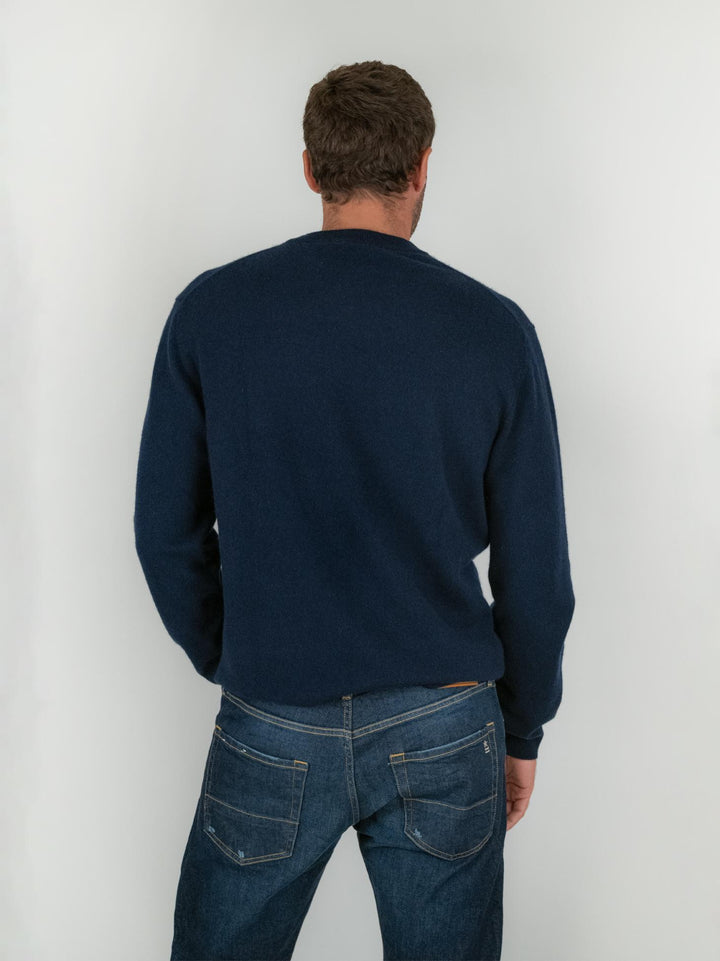 GIROCOLLO TRADER IN CASHMERE NAVY TRADER NAVY ABSOLUT CASHMERE 