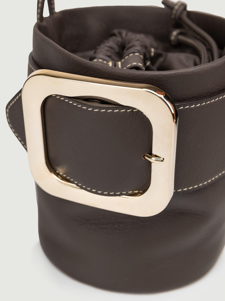 SECCHIELLO KATE IN PELLE TESTA MORO KATE T.MORO BIMOR 