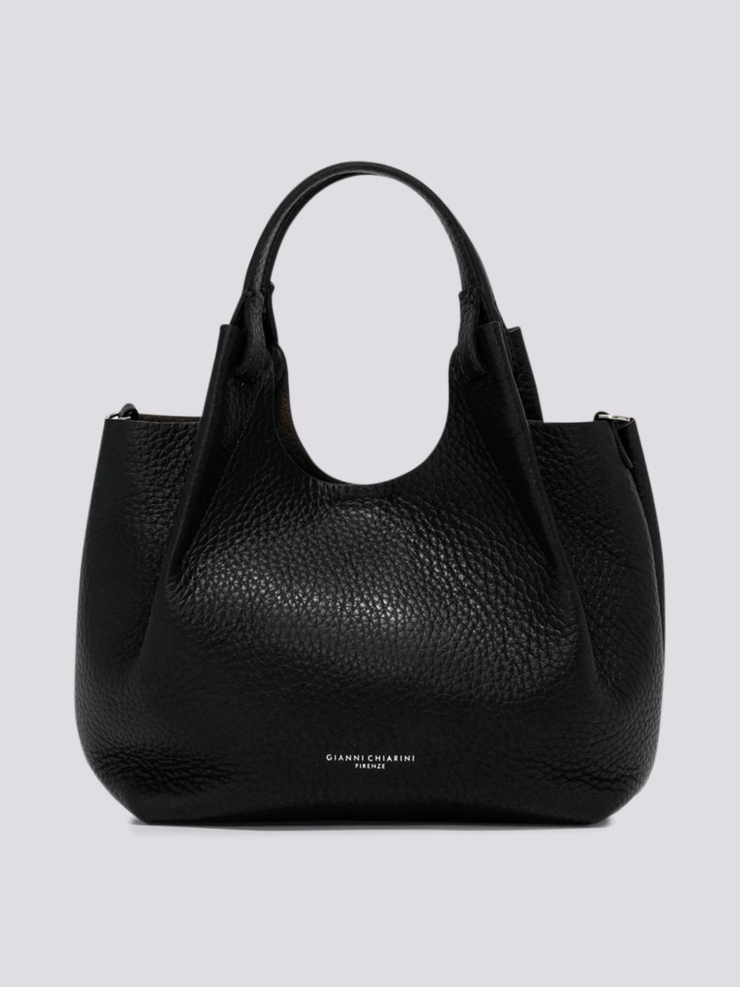 Borsa a spalla Dua in pelle marrtellata nera BS 9719/23AI RNGDBL 12565 GIANNI CHIARINI 