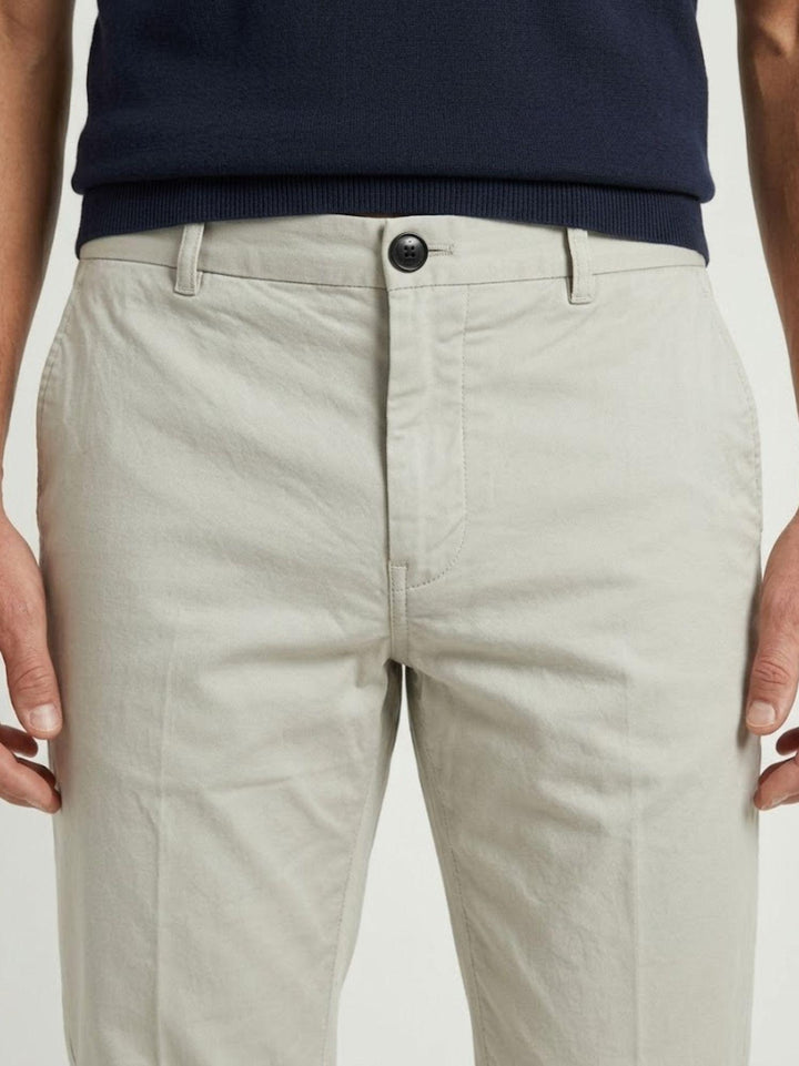 Pantalone striker chino in cotone grigio ghiaccio T83STR 938 NOLAB 