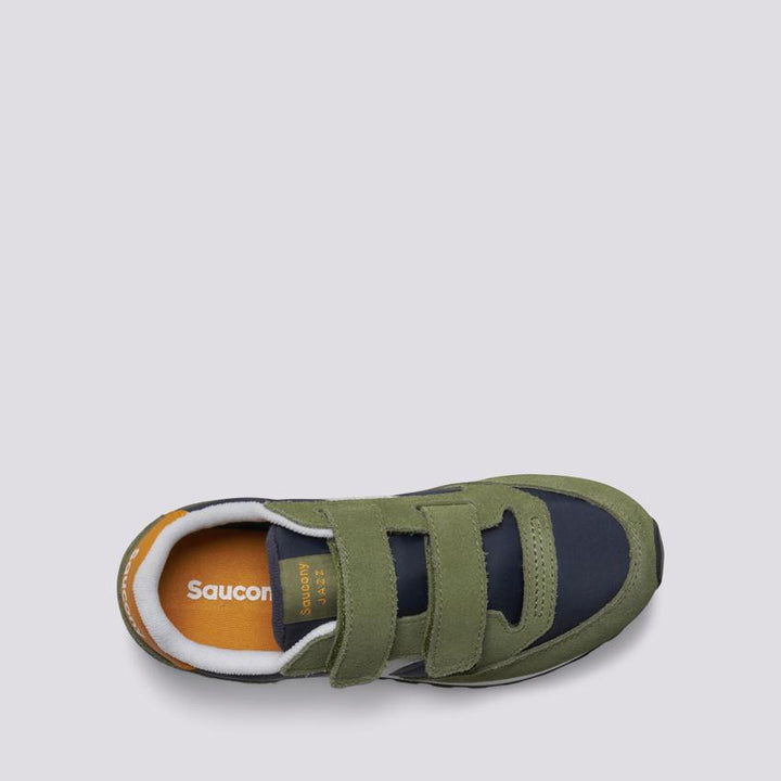 Jazz Original Saucony Olive/Navy/Gold bambino 267 335 SAUCONY 