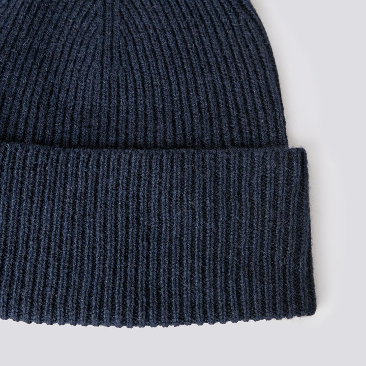 Berretto Hortense in cashmere blu HORTENSE BLU ABSOLUT CASHMERE 