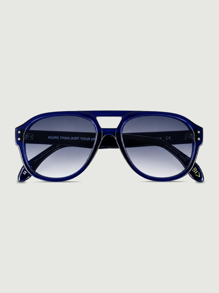 Occhiale da sole Mora in acetato Blu Genova MORA BLU GENOVA BIMOR 