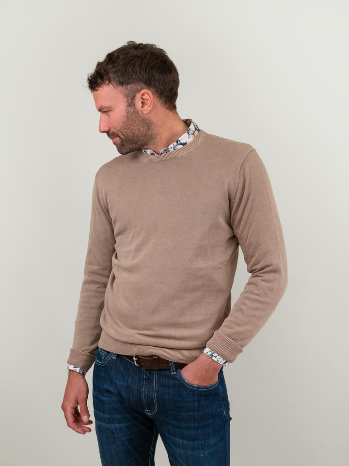 PARICOLLO IN COTONE BEIGE 3850900 606 ANDREA MORANDO 