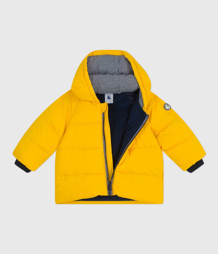 PIUMINO TINTA UNITA GIALLO BEBÈ A0EAC 05 PETIT BATEAU 