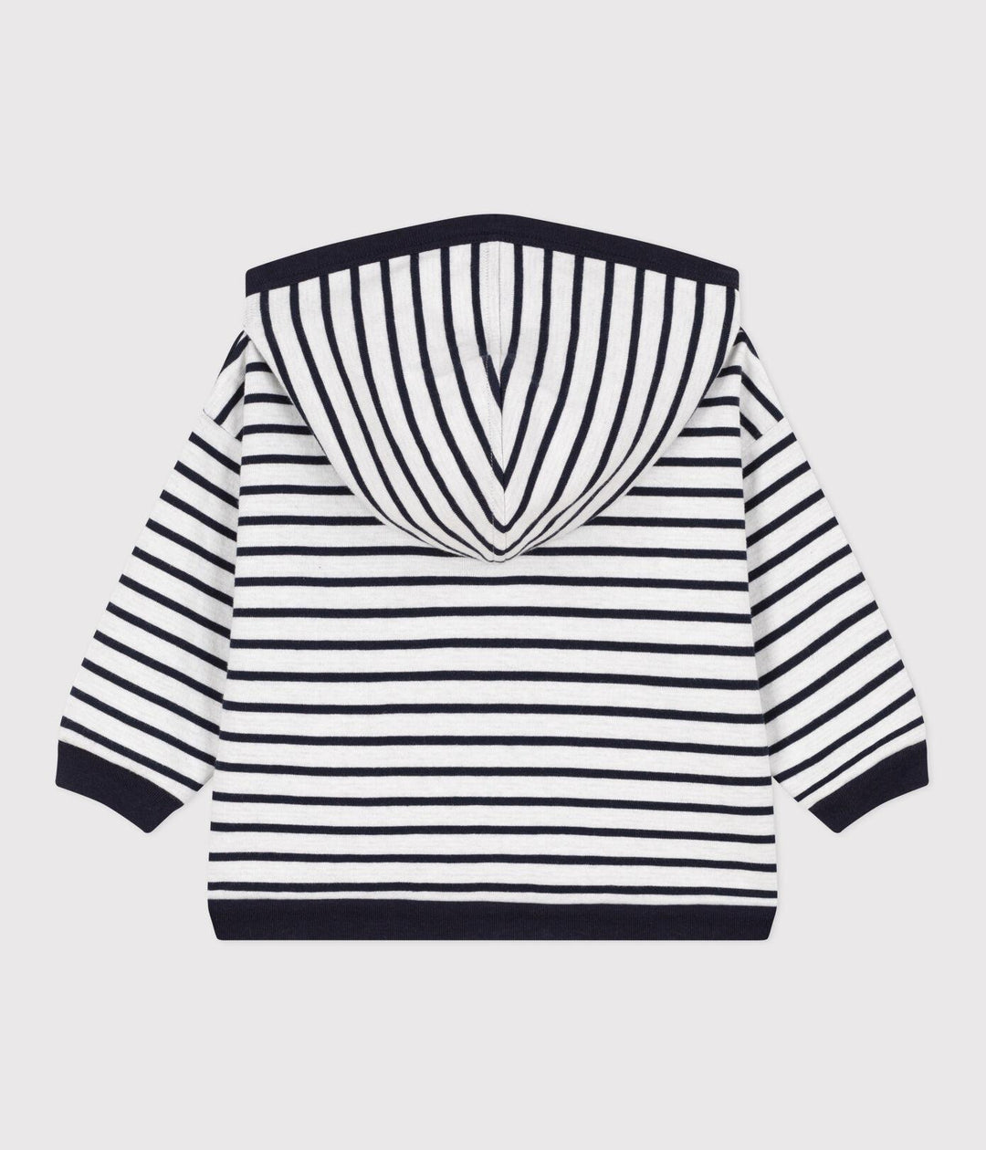 FELPA CON CAPPUCCIO IN JERSEY SPESSO PER BEBÈ A08H1 01 PETIT BATEAU 