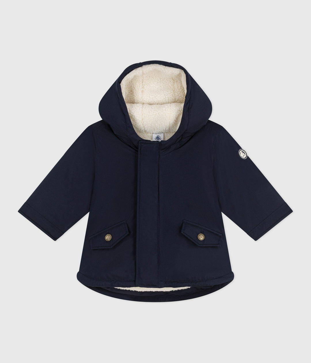 PARKA MIDI IMBOTTITO NAVY A0DV0 07 PETIT BATEAU 
