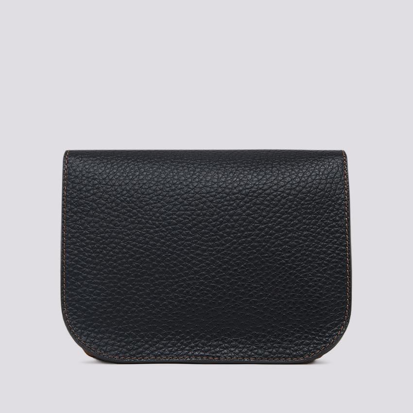 Borsa a tracolla Tara in pelle martellata nera BS 10115/23AI TKL-CM 13226 GIANNI CHIARINI 