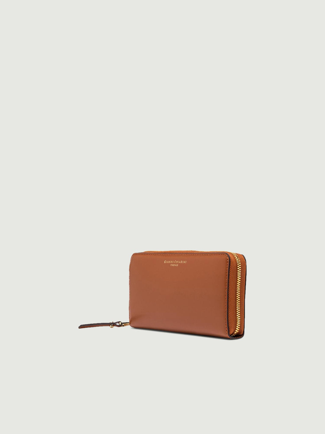 Portafoglio in pelle liscia cuoio R-5042 PRCKLUX 2908 GIANNI CHIARINI 