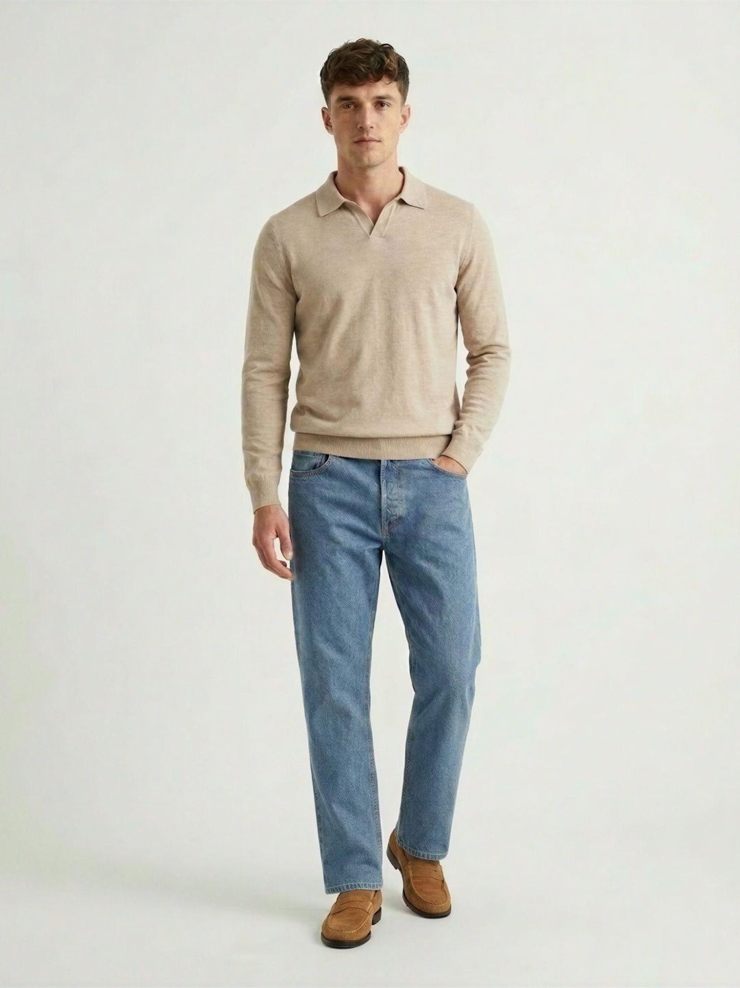 Jeans linea dritta in cotone lavaggio medio 7670BLKCIPR CIPRO ANDREA MORANDO 