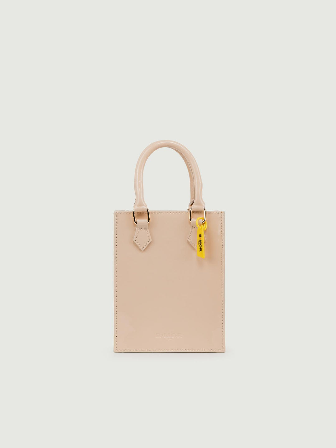 BORSA BABY IN PELLE VERNICE BEIGE