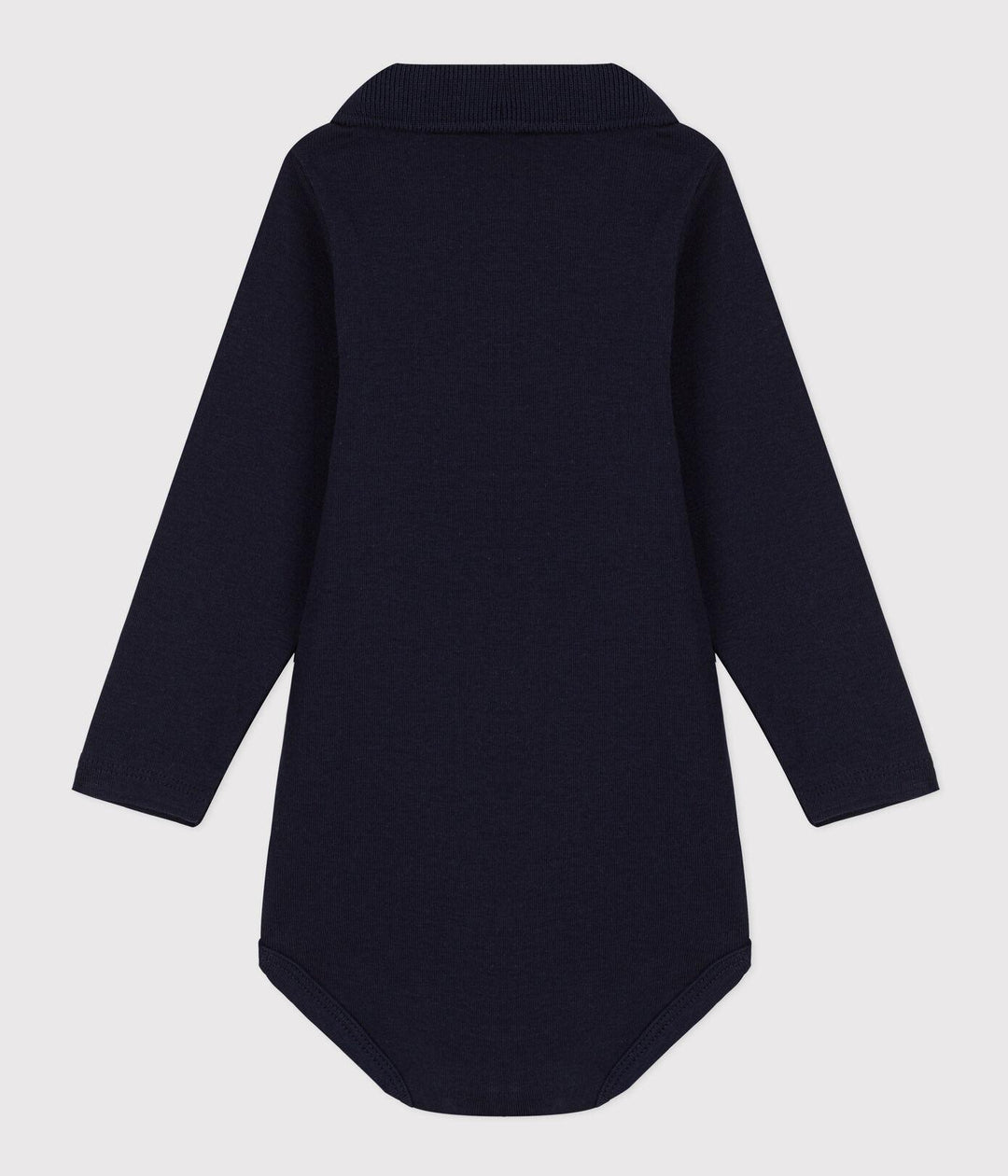 BODY A MANICA LUNGA BEBÈ CON COLLETTO POLO IN COTONE A05Q2 05 PETIT BATEAU 