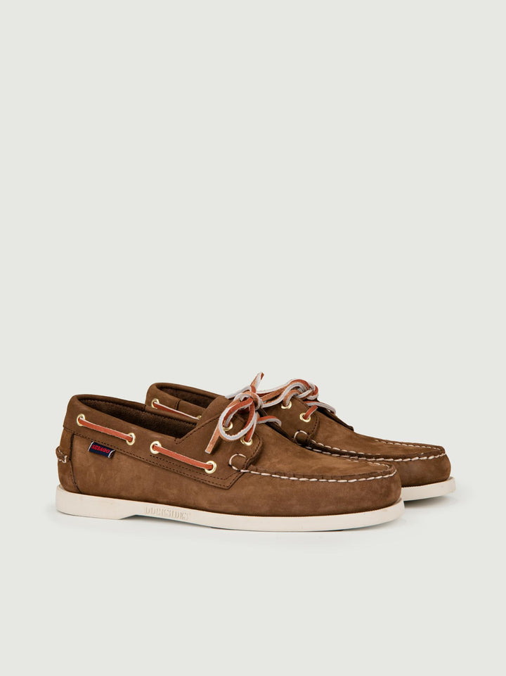 Mocassino Docksides Portland Nabuck marrone 7000GA0 ACO SEBAGO 