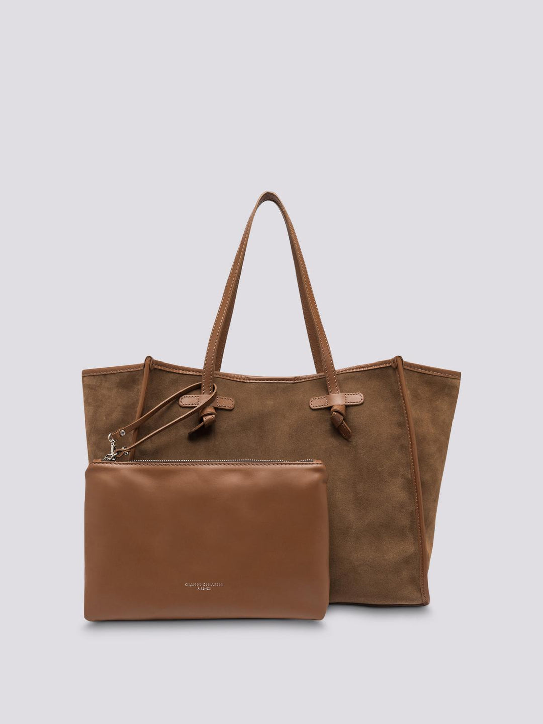 SHOPPING MARCELLA IN CAMOSCIO COGNAC BS 9750/23AI CM-PL 099 GIANNI CHIARINI 