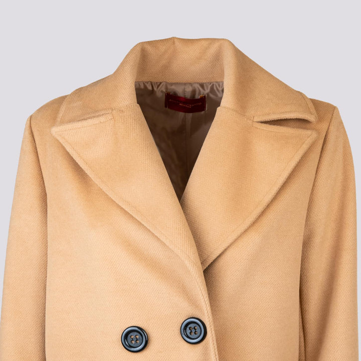PEACOAT DOPPIOPETTO OVERSIZE CAMMELLO G4 CAMMELLO ANDREA MORANDO 