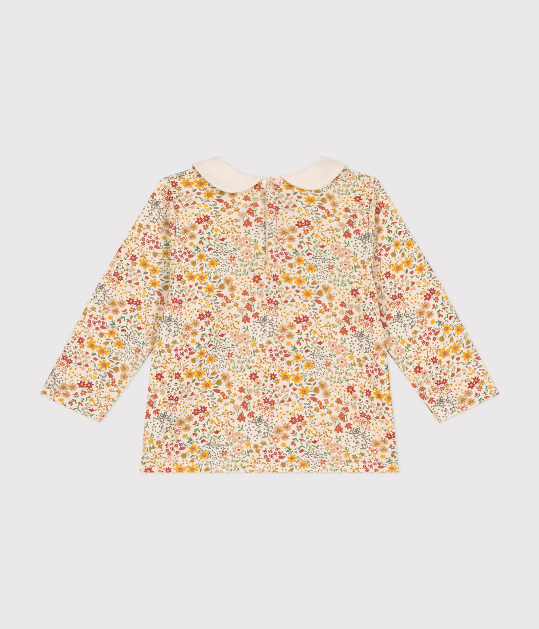 Blusa con colletto in cotone liberty A0B37 01 PETIT BATEAU 