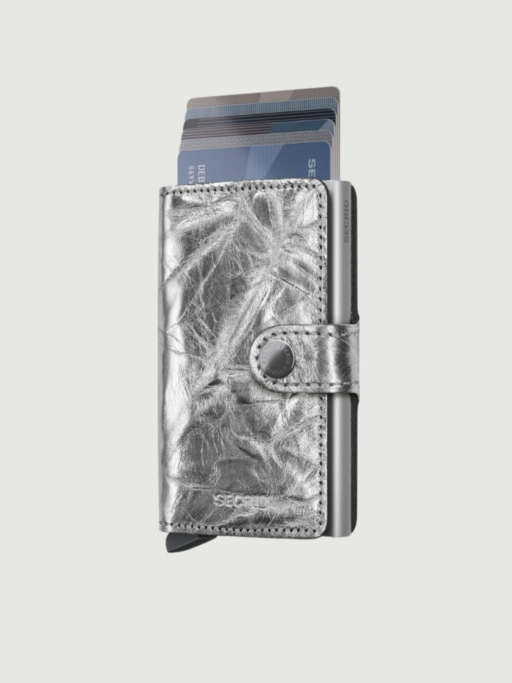 MINIWALLET CRUNCH SILVER MCR SILVER SECRID 