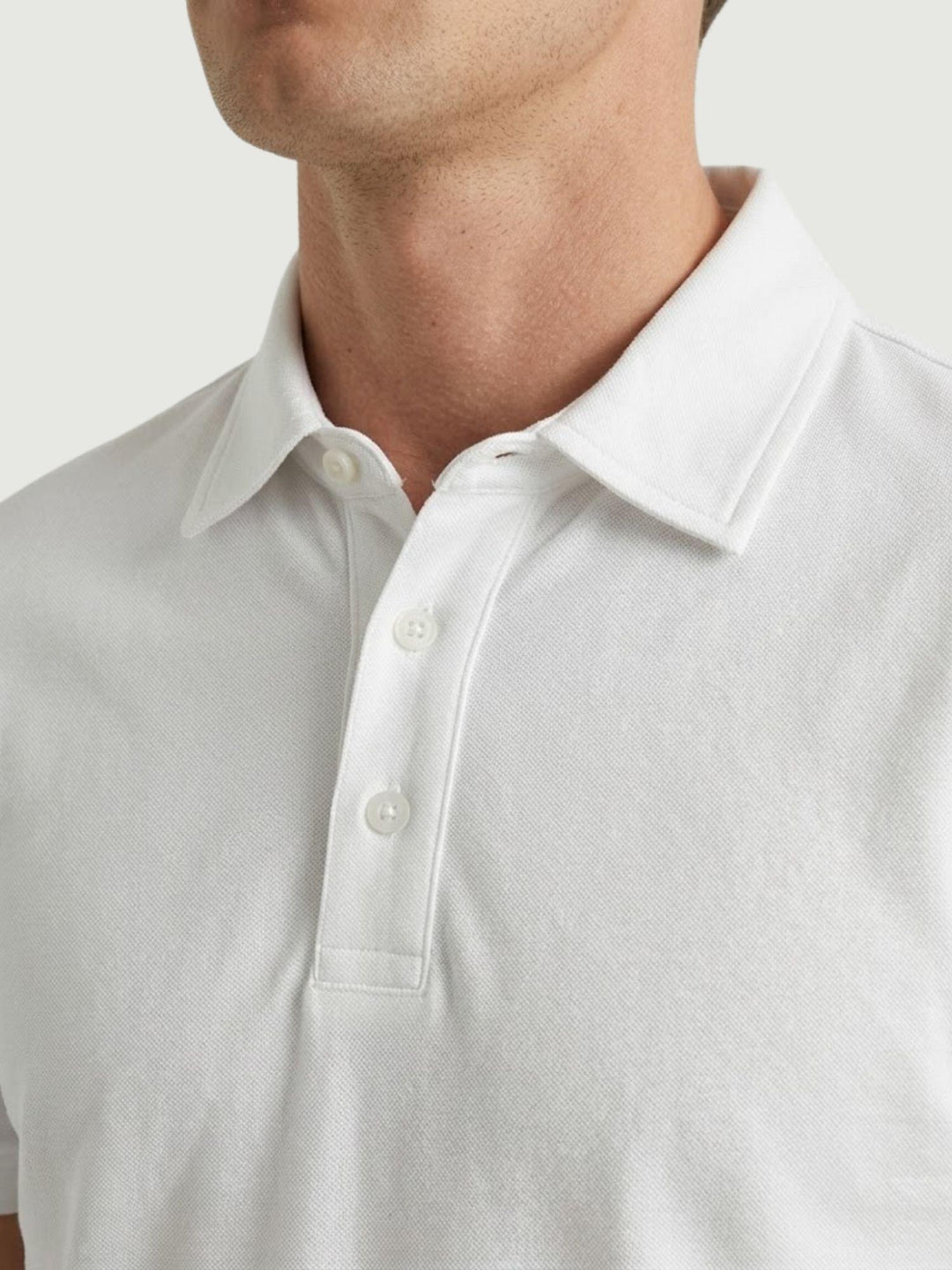 Polo classica in cotone piquet bianca 5803426 100 ANDREA MORANDO 