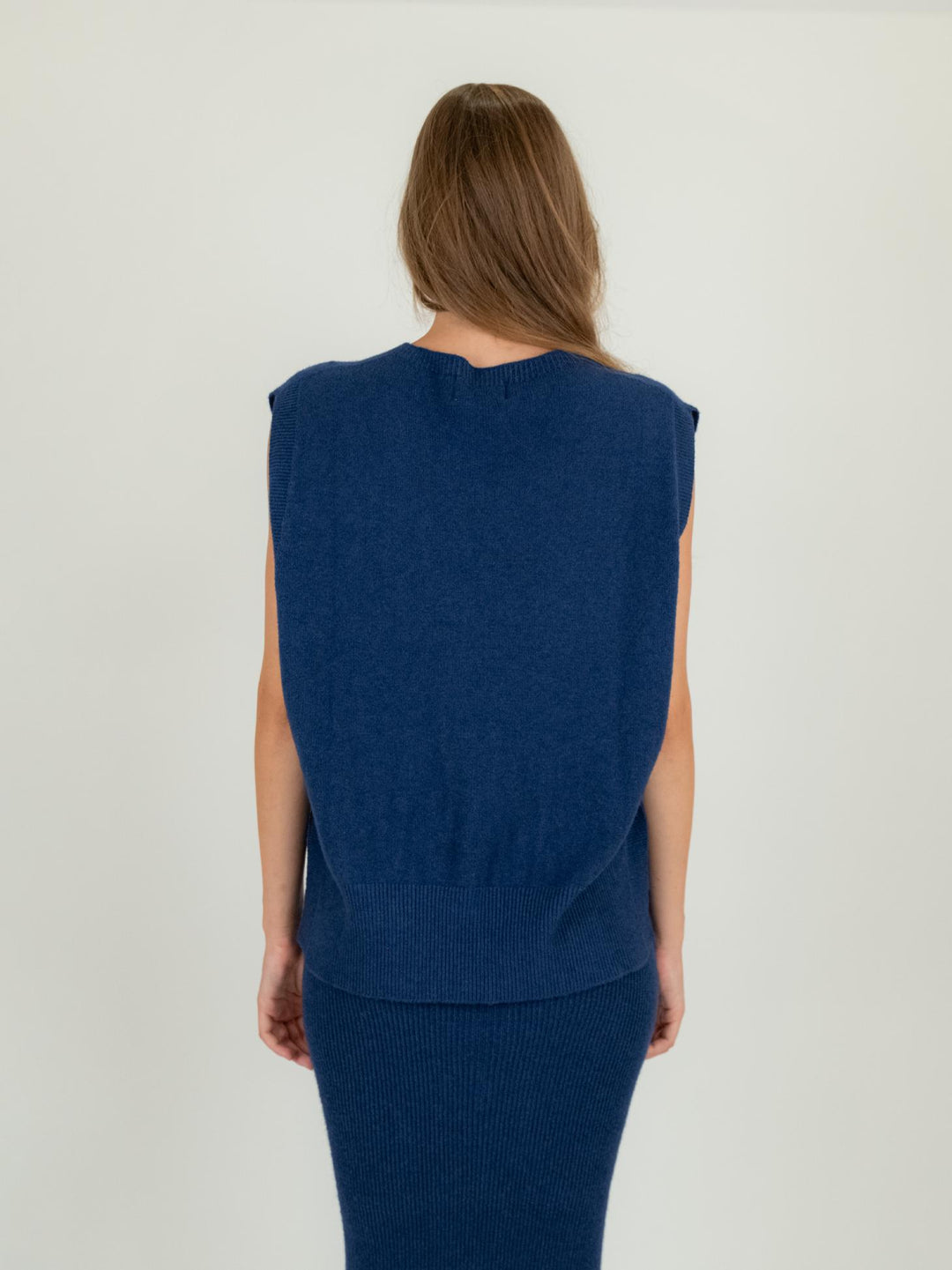 CASACCA IN MAGLIA BLU 0570/15 1073 BIMOR 