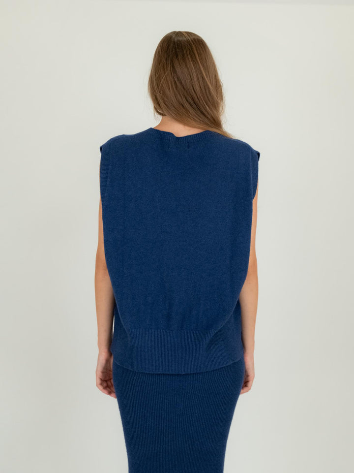 CASACCA IN MAGLIA BLU 0570/15 1073 BIMOR 