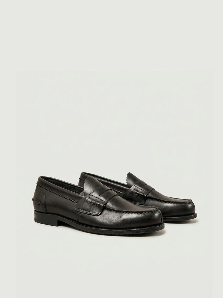 Mocassino penny in pelle nero 1407 NERO SAXONE 