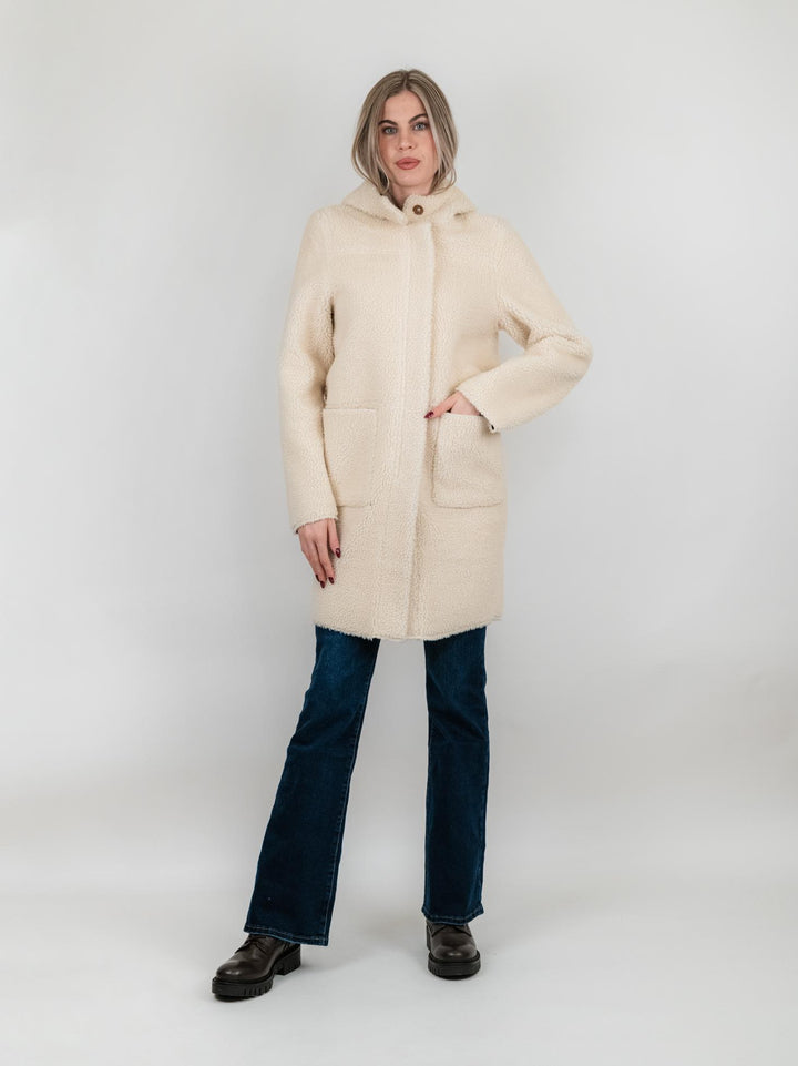 ECOMONTONE CON ZIP REVERSIBILE CARAMELLO E PANNA B365MONT 06 ANDREA MORANDO 