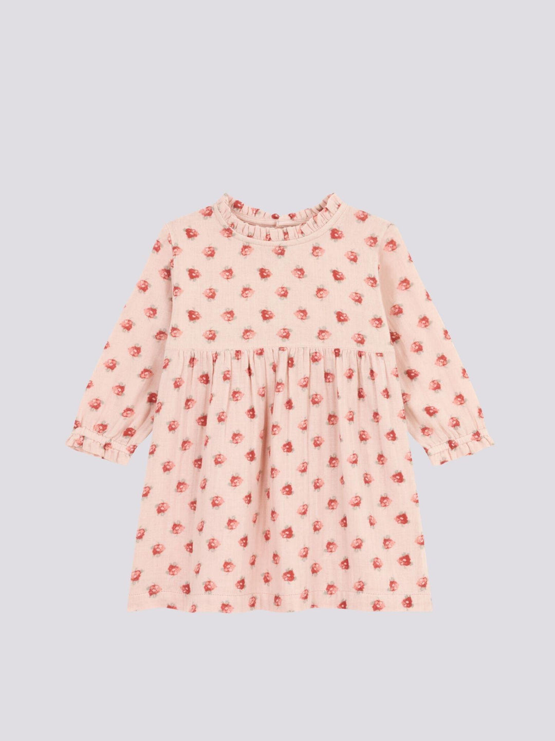 ABITO A MANICA LUNGA IN GARZA DI COTONE PER BEBÈ A0880 01 PETIT BATEAU 