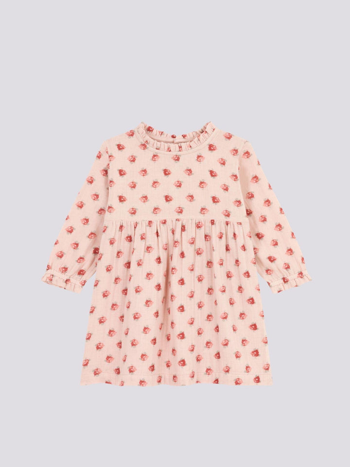 ABITO A MANICA LUNGA IN GARZA DI COTONE PER BEBÈ A0880 01 PETIT BATEAU 