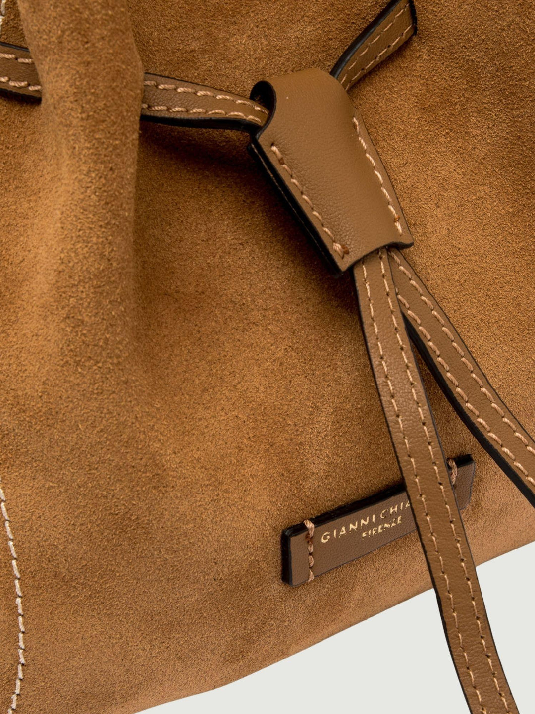 Borsa Sienna in camoscio caramel media BS 11786 CM-PL 1478 GIANNI CHIARINI 