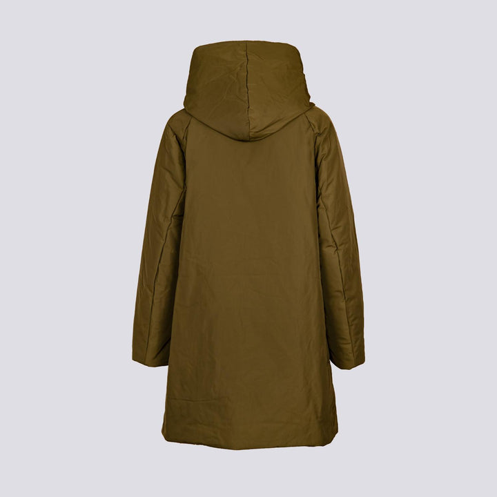 IMPERMEABILE REVERSIBILE WATER REPELLENT VERDE E NERO 9410 7790 OOFWEAR 