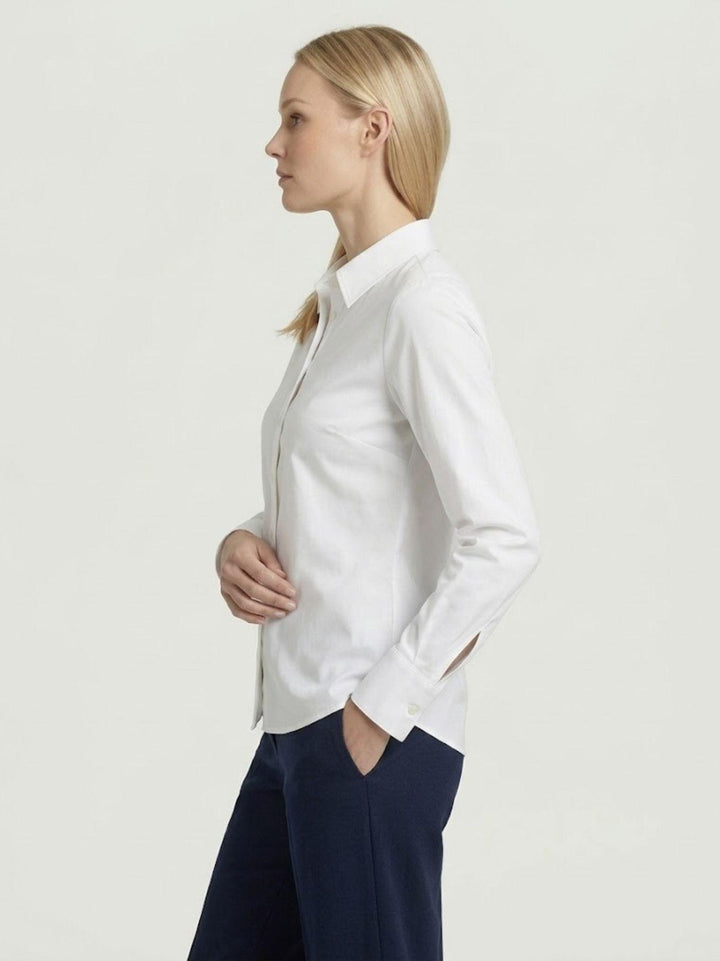 Camicia elasticizzata bianca 4004 BIANCA ANDREA MORANDO 