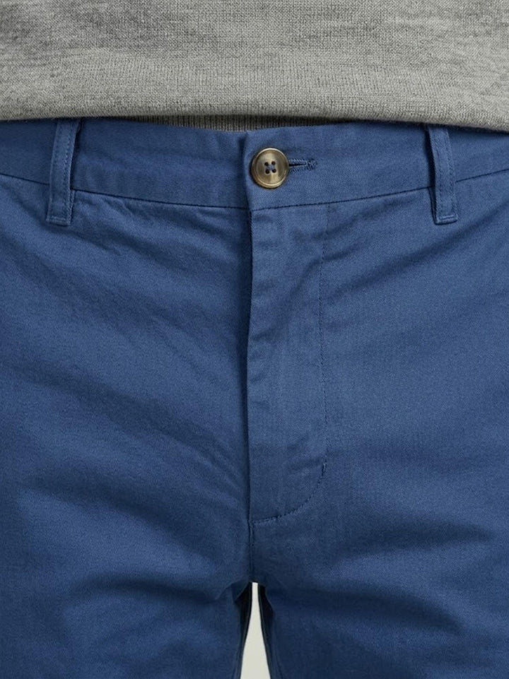 Pantalone chino in cotone bluette CO0123M 7019 ANDREA MORANDO 