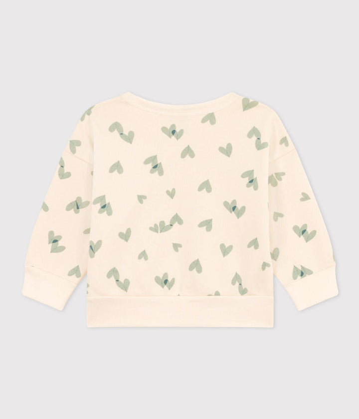 FELPA BEBÈ IN TESSUTO FELPATO CON STAMPA A08G4 02 PETIT BATEAU 