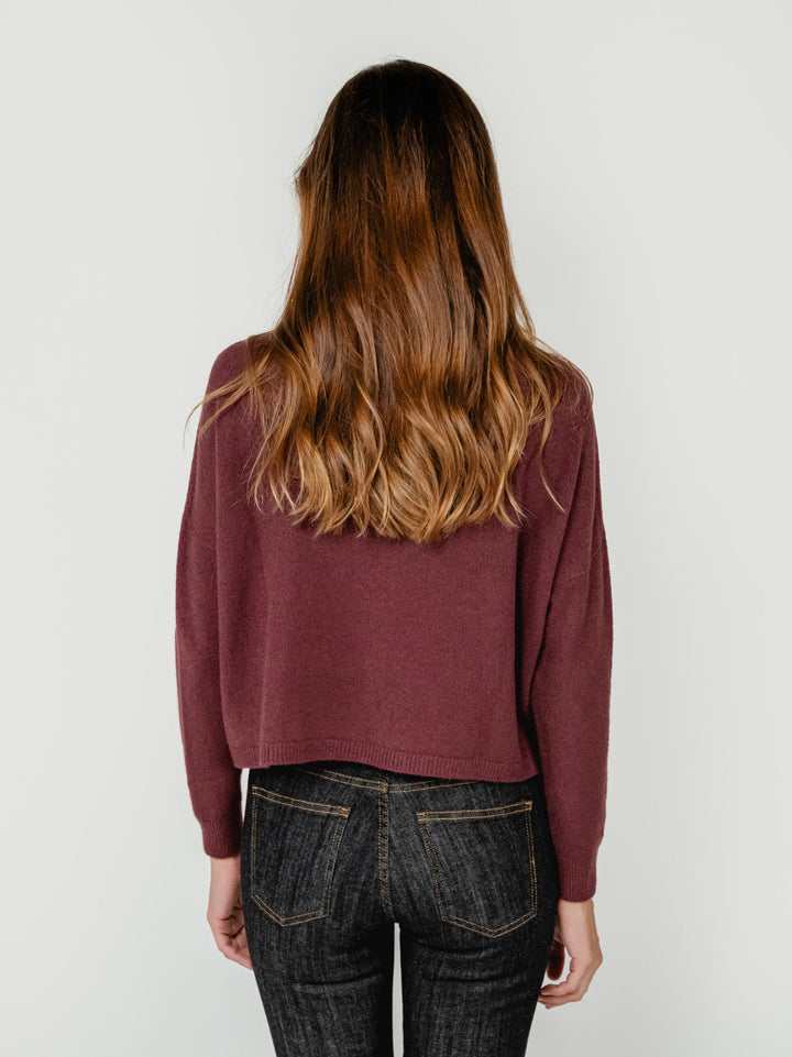 MAGLIA CORTA CON TASCHE BORDEAUX 017061 2200 BIMOR 