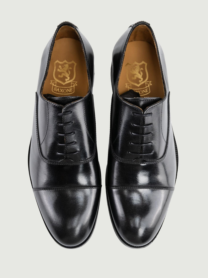 FRANCESINA IN PELLE NERA 350 BLACK SAXONE 