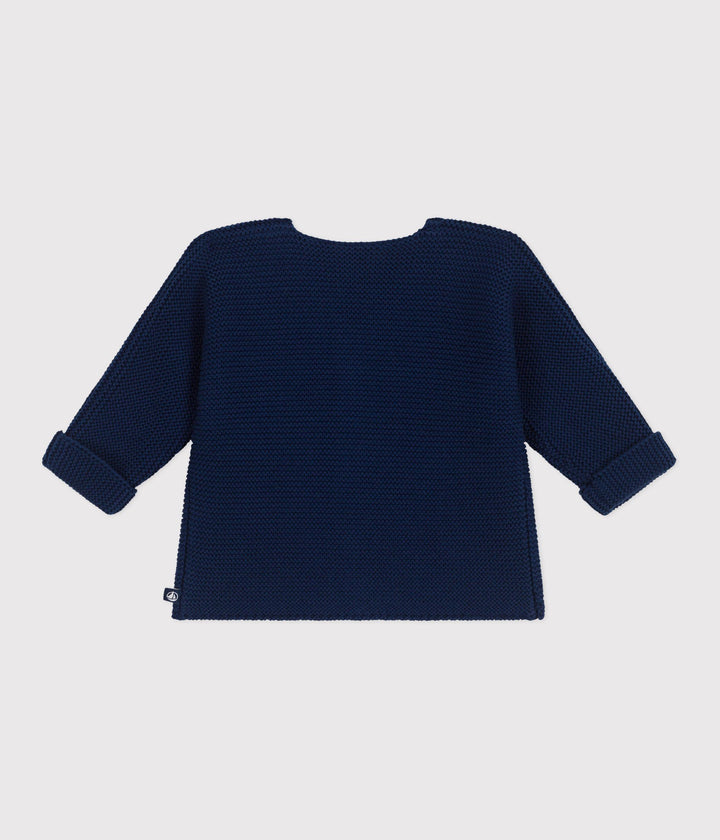 CARDIGAN in maglia di cotone neonato A0CES 01 PETIT BATEAU 