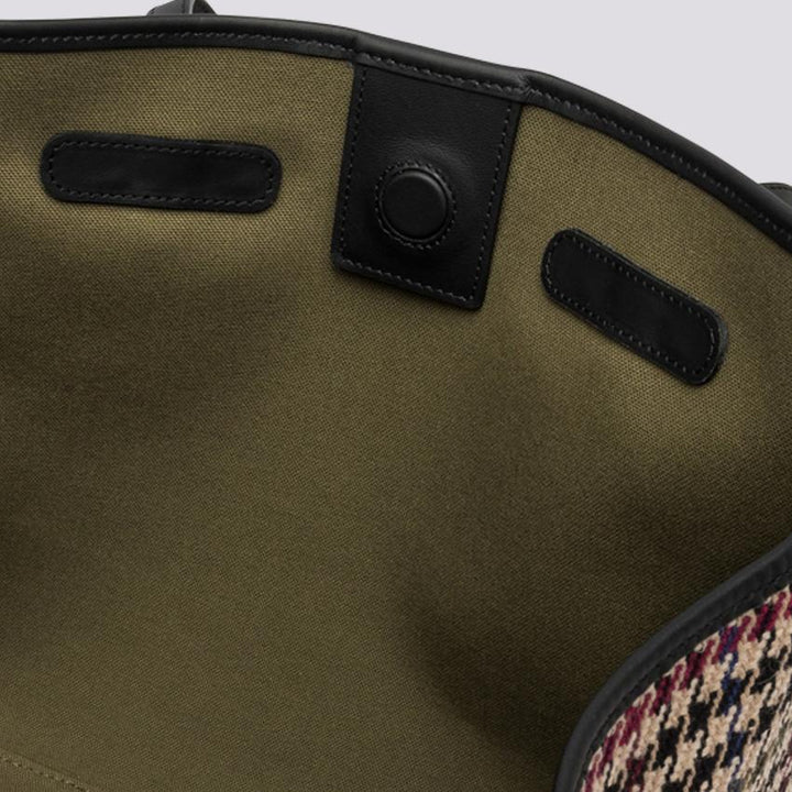 SHOPPING MARCELLA IN TESSUTO PIED DE POULE MILITARE BS 6850/23AI NWCL 11883 GIANNI CHIARINI 
