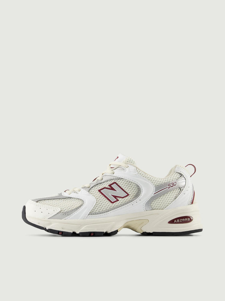 SNEAKER NEW BALANCE 530 BIANCO, GRIGIO, MATTONE MR530SZ D NEW BALANCE 