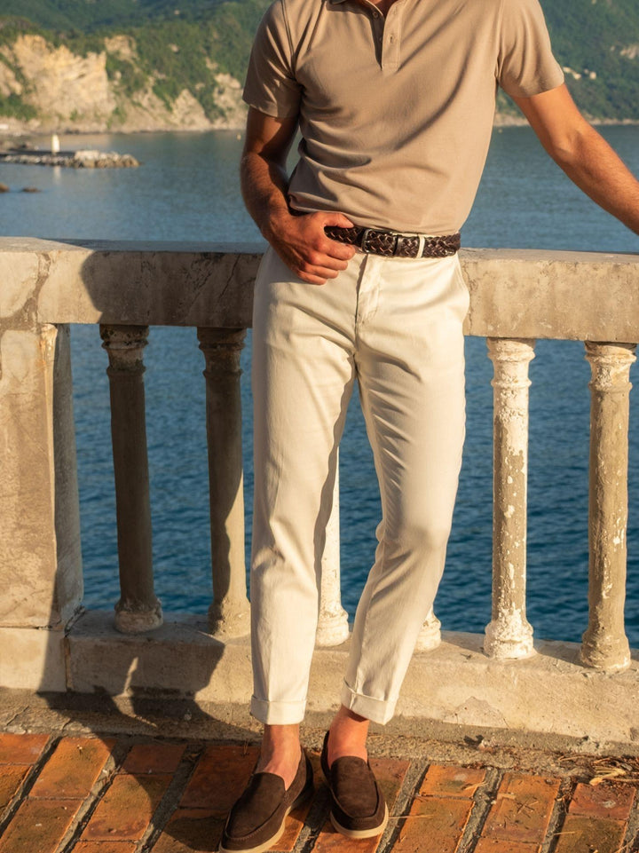 PANTALONE 5 TASCHE BEIGE