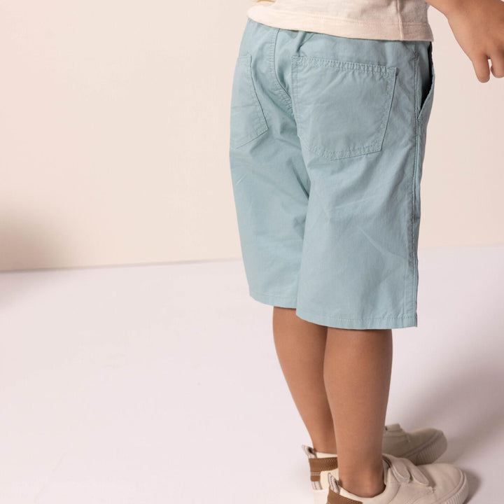 BERMUDA IN SERGE DI COTONE BAMBINO A06Q1 04 PETIT BATEAU 