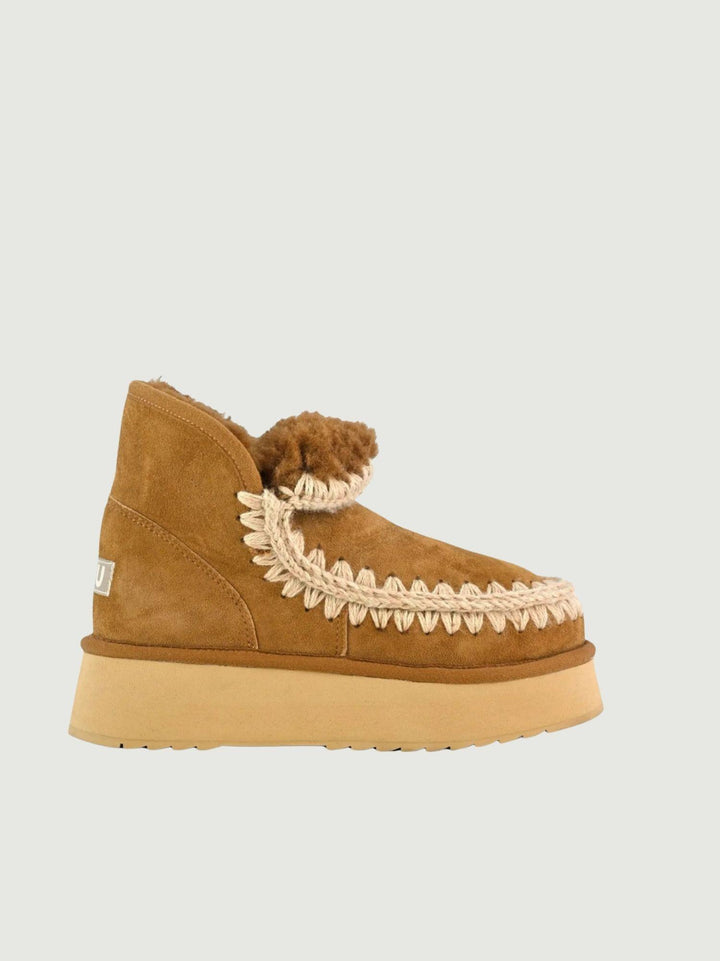 MINI ESKIMO 18 PLATFORM BOOT COGNAC 681000A COG MOU 