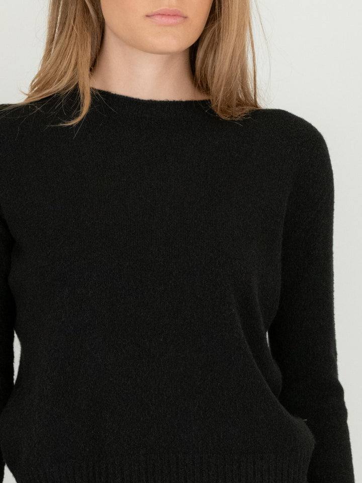 MAGLIA GIROCOLLO NERA 0270/153 0010 BIMOR 