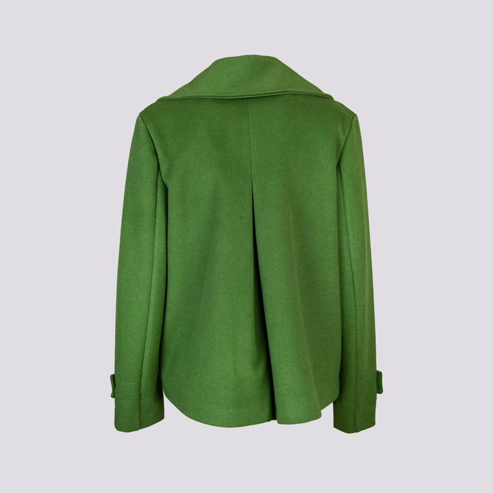 PEACOAT DOPPIOPETTO OVERSIZE VERDE G4 VERDE ANDREA MORANDO 