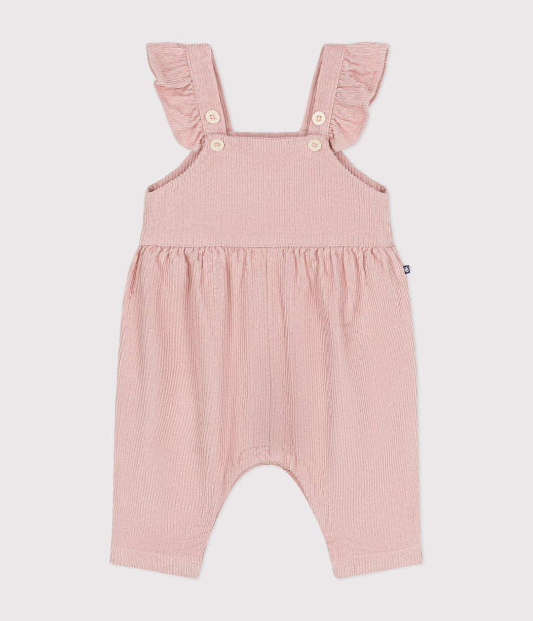 Salopette in velluto rosa A0B0C 01 PETIT BATEAU 